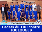 Match des Cadets du TUC contre TOULOUGES Match des Cadets du TUC contre TOULOUGES
