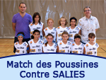 Match des Poussines 1 contre SALIES Match des Poussines 1 contre SALIES