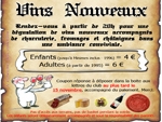 Soirée "Vins Nouveaux"
Soirée "Vins Nouveaux"