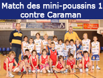 Match des mini-poussins 1 contre Caraman Match des mini-poussins 1 contre Caraman