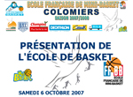 Pr&eacute;sentation de l'Ecole de Basket