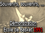D&eacute;monstration Ecole de Basket de 1991