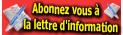 Abonnez-vous � notre lettre d'information